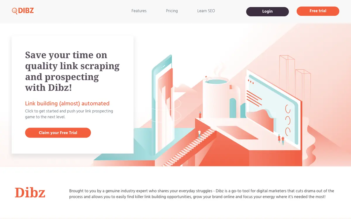 Dibz home page