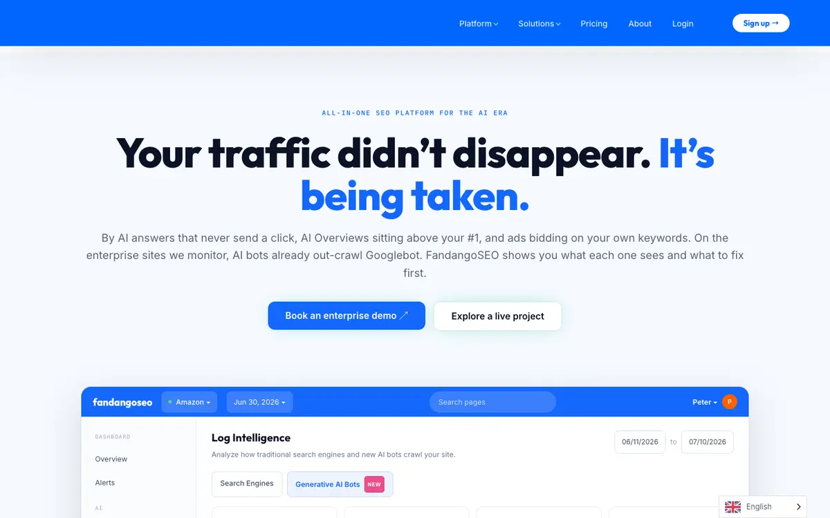 FandangoSEO home page