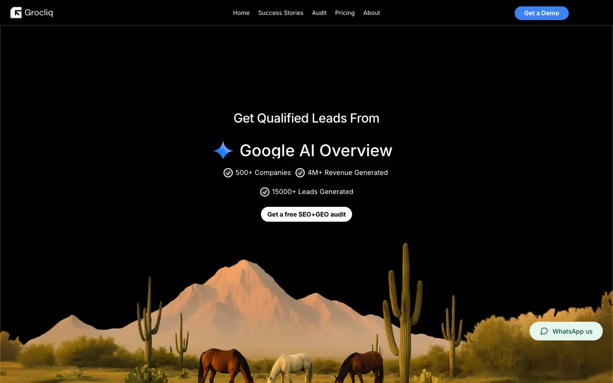 Grocliq home page