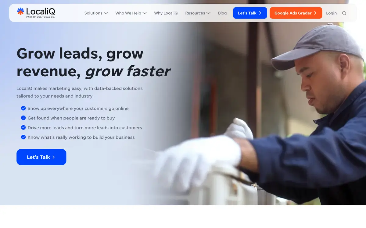 LocaliQ home page