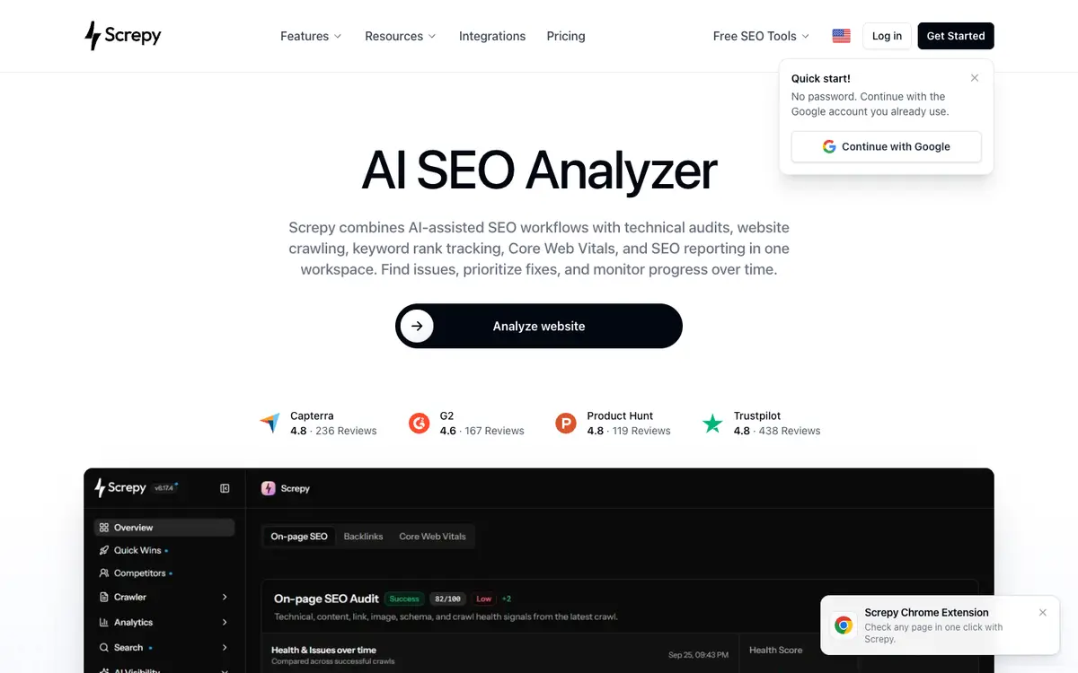 Screpy home page