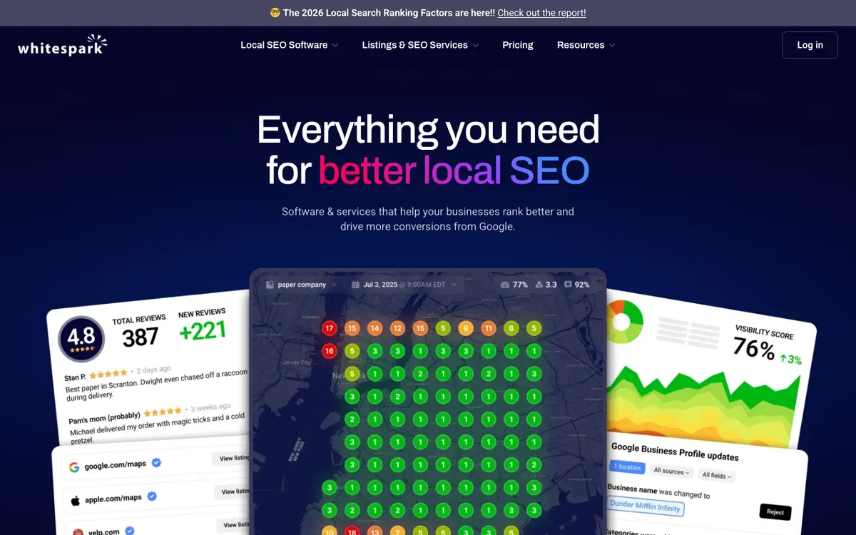 Whitespark home page
