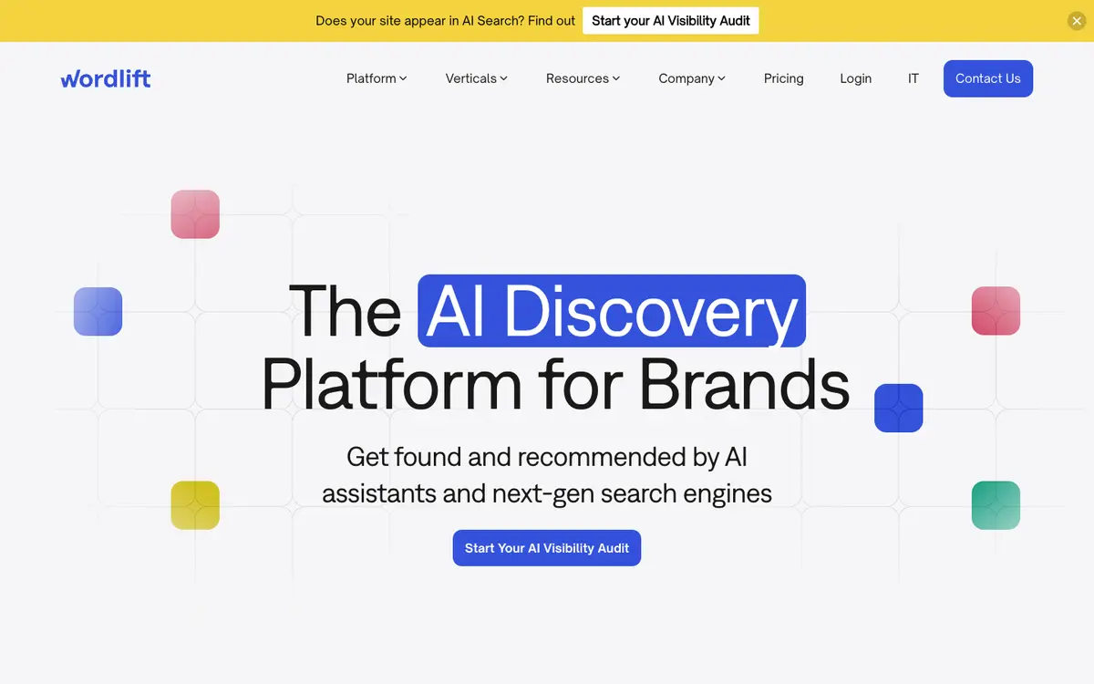 WordLift home page